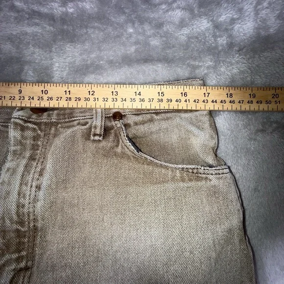 Vintage Wrangler Jeans Cowboy Cut 13MWZBW Brown Men's 34x30 Rodeo Western Wear - Picture 4 of 14
